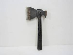 lot 182 image: Antique BUR-NOR Hatchet wRolled Steel Handle