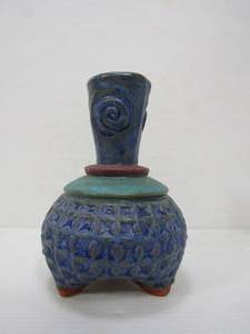 lot 265 image: Small Signed Studio Art Pottery Vase