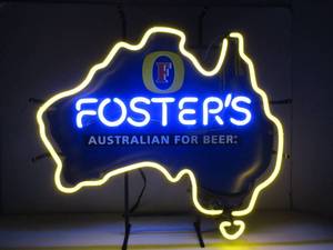 lot 10 image: Working FOSTERS Neon Beer Sign
