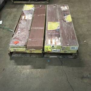 LOT WITH 8 CASES OF TRAFFICMASTER Goldwyn Cherry 7 mm Thick x 8.03 in. Wide x 47.64 in. Length Laminate Flooring (23.91 sq. ft.  case)