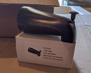 (9) Oil Rubbed Bronze  Tub Diverter Spouts