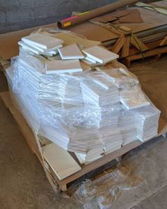 Pallet of White Cabinet Drawer Fronts - Assorted Sizes