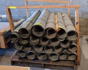 Huge Lot of 6 Duct Work Pipes