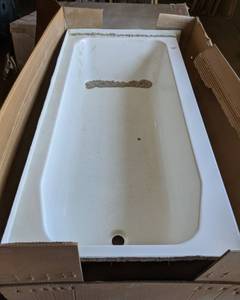 Frontline Manufacturing Fiberglass Tub Left Hand 60 x 30