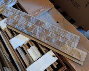 Pallet of Ply Gem Mortarless Stone