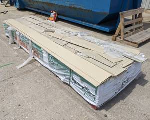 Large Lot of Cement Board Siding - Autumn Tan Color