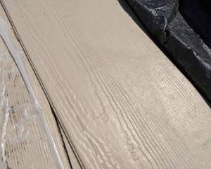 Large Lot of Cement Board Siding - Khaki Brown Color