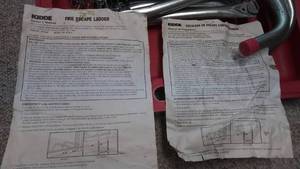 lot 1 image: Kiddie Fire Escape Ladder