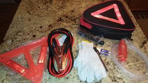 lot 23 image: Two Road Side Emergency Kits With Tools