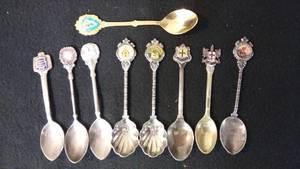 lot 68 image: Collector Spoons, Asian Gold Filled and Silver Plated