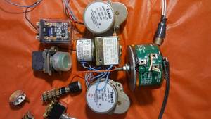 lot 69 image: Collection of Electric Motors, Switches and LED Lights