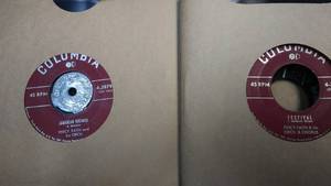 lot 86 image: 30 Vintage 45 RPM Records - Classic Tommy Dorsey, Doris Day, Jackie Gleason & More