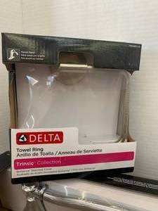 Delta Towel Ring, Robe Hook and 18 Towel Bar