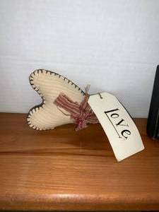 Decorative Shelf and Primitive Pictures