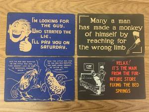 BAR SIGN cardboard display Vintage 11 x 7
