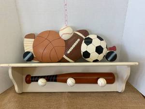 Kids Wall Shelf and Wall Art
