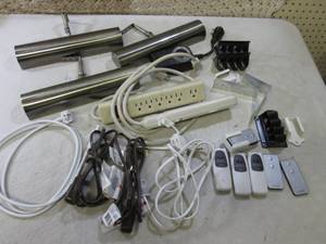 lot 32 image: Assortment of Lights Power Strips C...