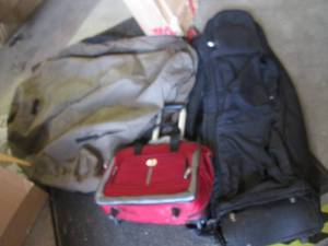 lot 75 image: Roof Cargo Carrier and 2 Travel Bag...