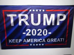 lot 86 image: 3 ft x 5 ft Trump 2020 Keep America...
