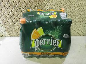 lot 107 image: Perrier LOrange Flavored Carbonate...