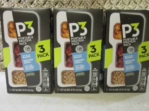 lot 116 image: 3 Boxes of P3 Portable Protein Snac...