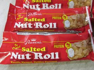 lot 123 image: 12 Salted Nut Roll Candy Bars Best ...
