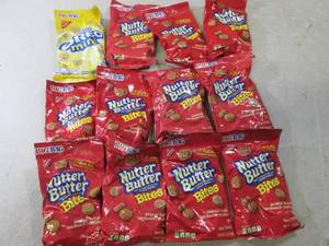lot 132 image: 12 Bags od Mini Cookies Past Date  ...