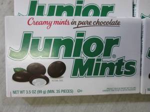 lot 135 image: 12 Boxes of Junior Mints Best by No...