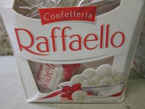 lot 136 image: 3 Boxes of Raffaello Candy Best by ...