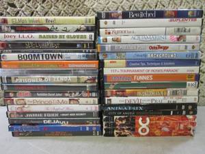 lot 145 image: Lot of Assorted DVDs  F-3...