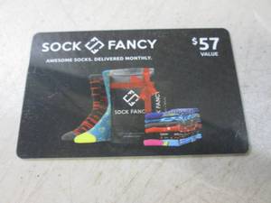 lot 201 image: Sock Fancy $57.00 Off Sock Subscrip...