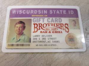 lot 202 image: Brothers Bar & Grill $25 Gift Card ...