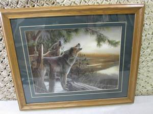 lot 211 image: Framed Kevin Daniel Print 22 12 x...