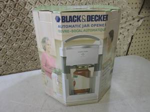 lot 217 image: Black & Decker Automatic Jar Opener...