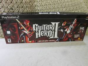 lot 231 image: Play Station 2 Guitar Hero II Game ...