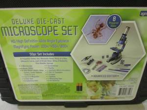 lot 235 image: 50pc Deluxe Die-Cast Microscope Set...