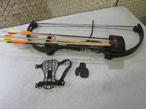 lot 237 image: High Five Kid Size Compound Bow wit...