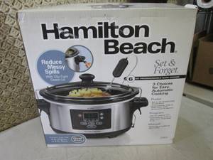 lot 249 image: Hamilton Beach 6 Qt Programmable Sl...