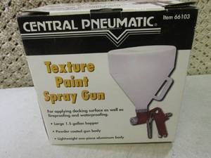 lot 257 image: Central Pneumatic Texture Paint Spra...