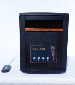 lot 19 image: Eden Pure Gen3 Quartz Infrared Portable Heater with Remote Model A3705