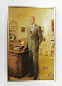 lot 43 image: Jimmy Carter Framed Print