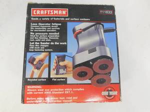 lot 20 image: Craftsman 3D Sander