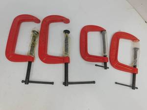 lot 36 image: 4 New C Clamps