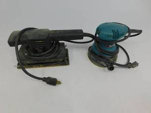 lot 43 image: Black & Decker Basic Finishing Sander  Makita Sander B05010