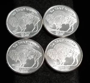 1 TROY OZ. .999 FINE SILVER (4 X 14 OZ)