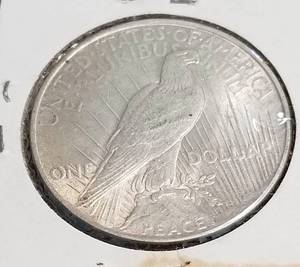 1922 PEACE SILVER DOLLAR XF45