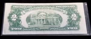1953-B US RED SEAL $2 FEDERAL RESERVE NOTE