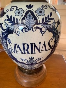 lot 16 image: Pair of Decorative Ceramic- French Themed Lamps