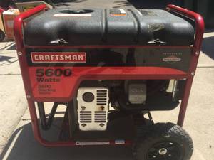 lot 57 image: Craftsman Start Station Generator