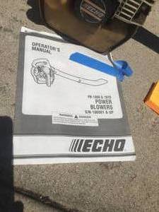lot 58 image: Echo Gas Leaf Blower